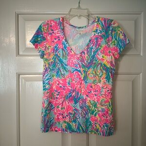 Lily Pulitzer V-Neck T-Shirt